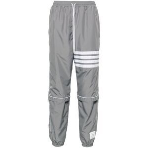 Thom Browne Men's Mid-Rise Ripstop Track Trousers